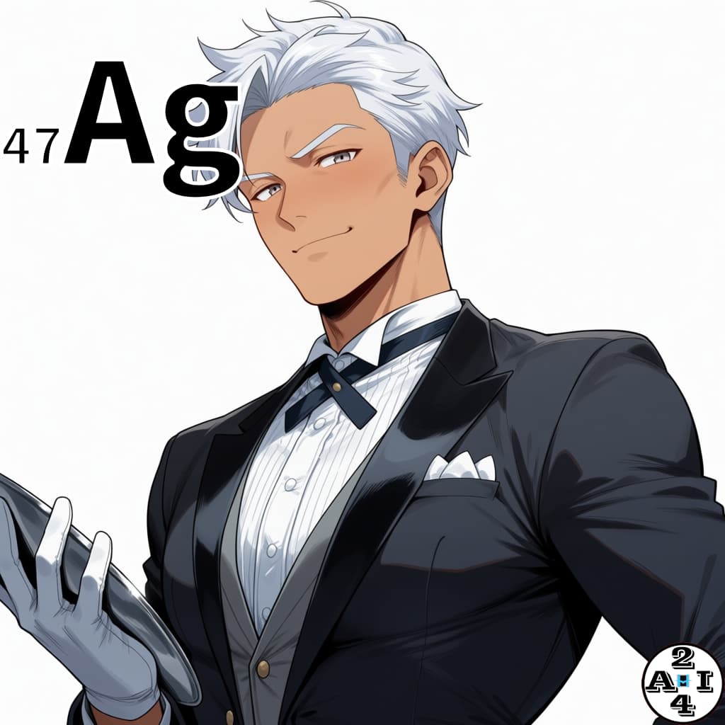 擬人化した原子-47