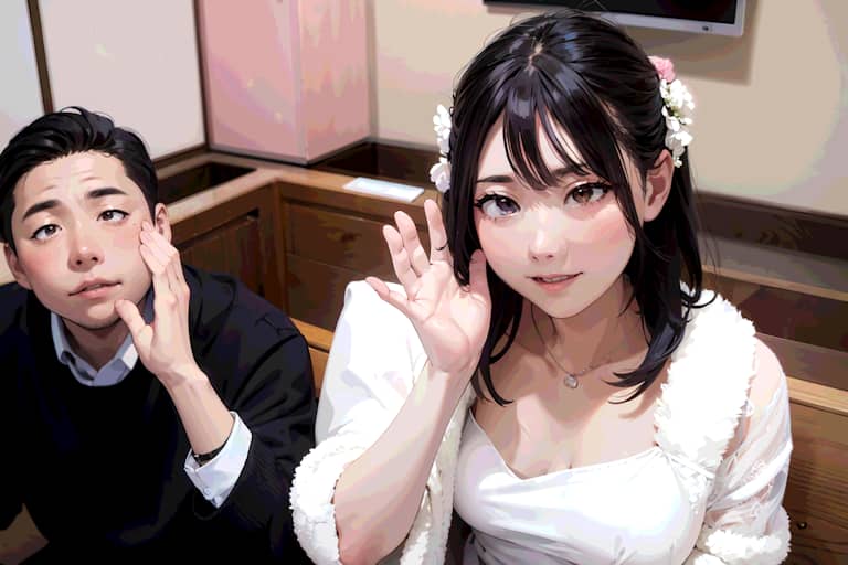 結婚前の男女