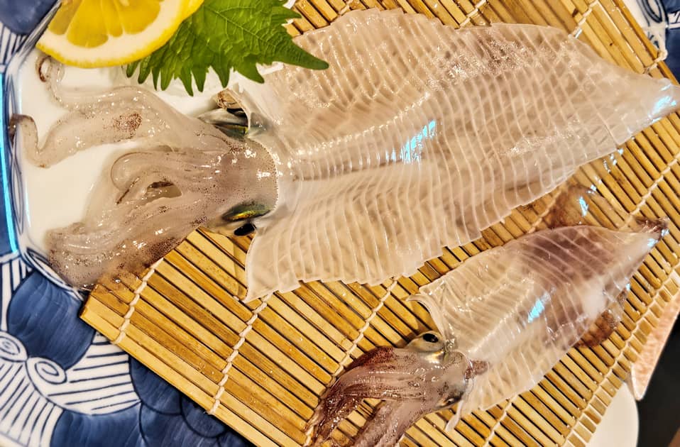 イカの活き造り