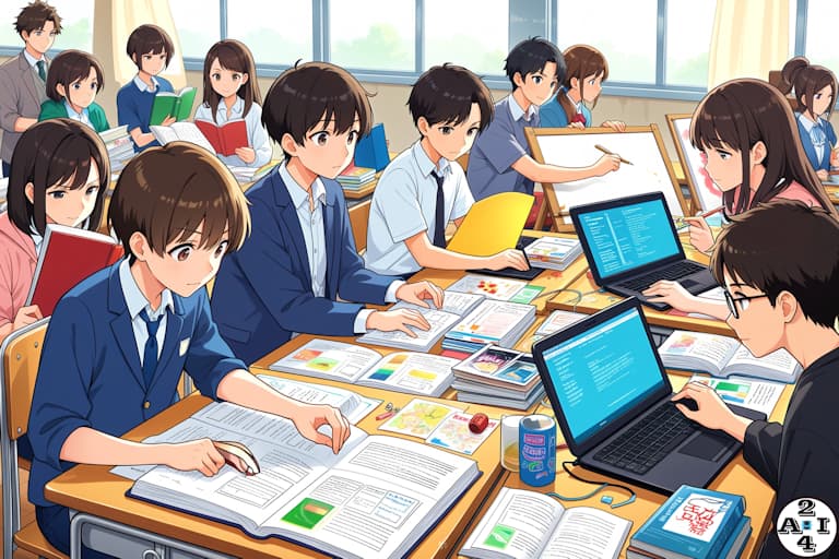 STEAM学習で頭の筋肉を鍛える中学生
